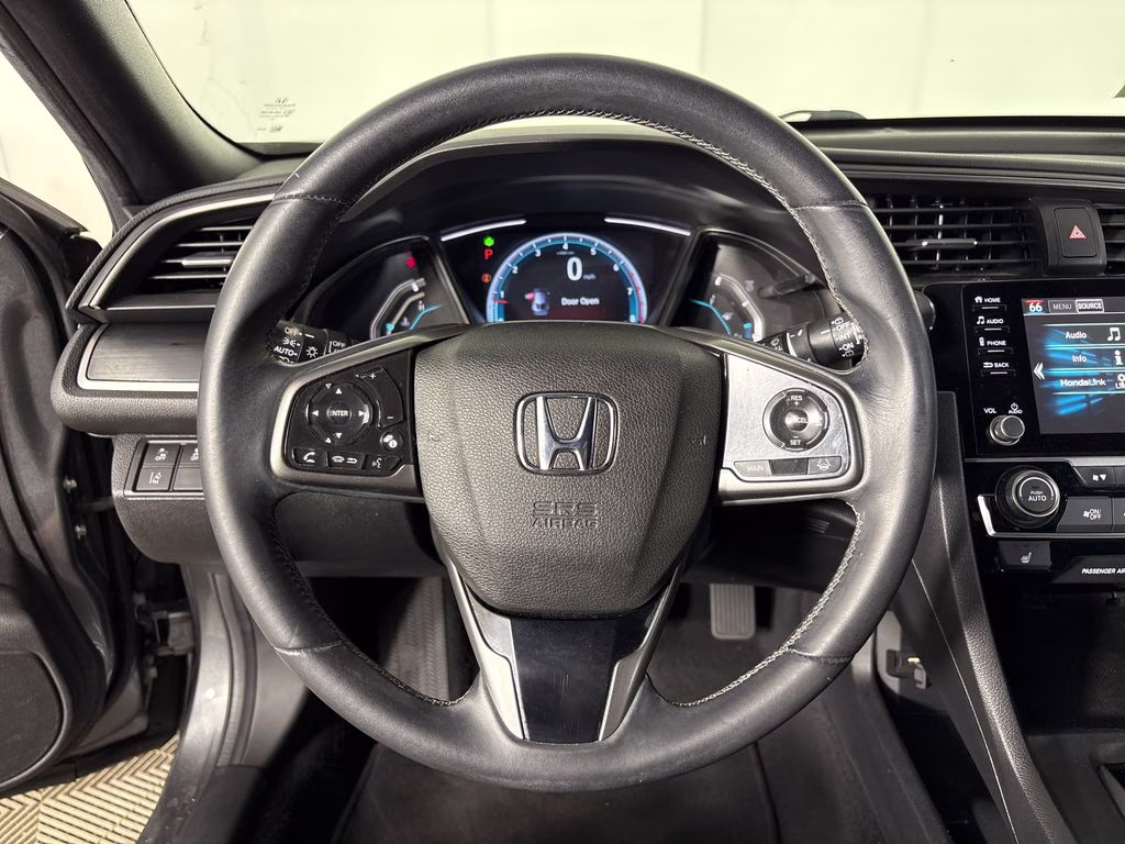 2020 Polished Metal Metallic Honda Civic EX-L FWD Hatchback
