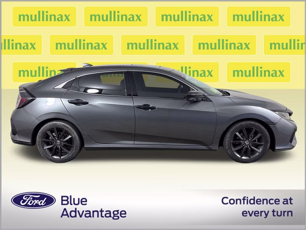 2020 Polished Metal Metallic Honda Civic EX-L FWD Hatchback