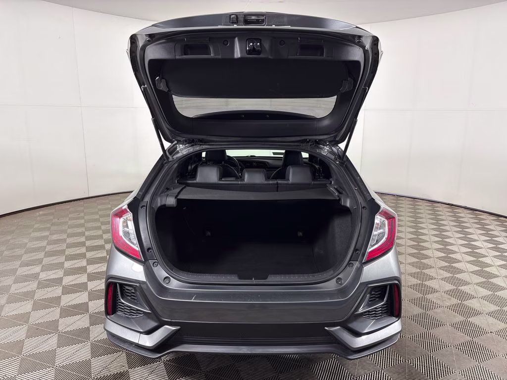 2020 Polished Metal Metallic Honda Civic EX-L FWD Hatchback
