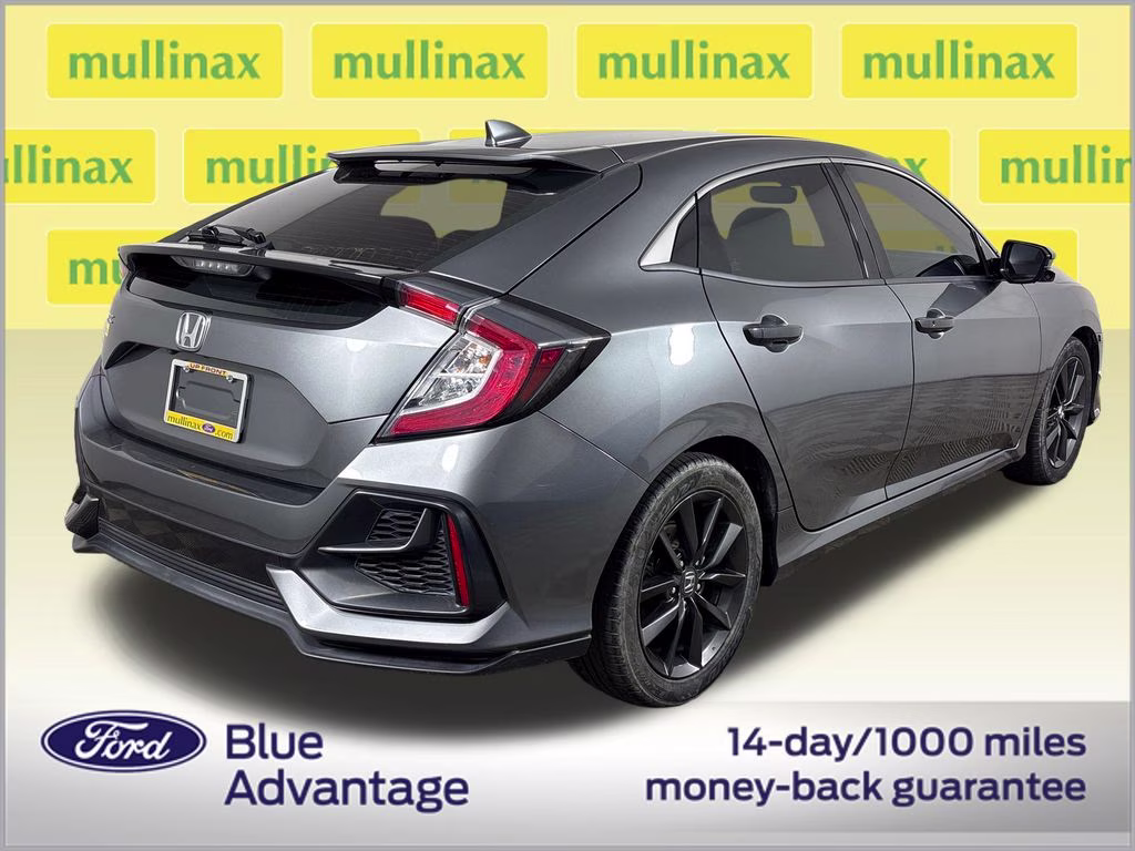 2020 Polished Metal Metallic Honda Civic EX-L FWD Hatchback