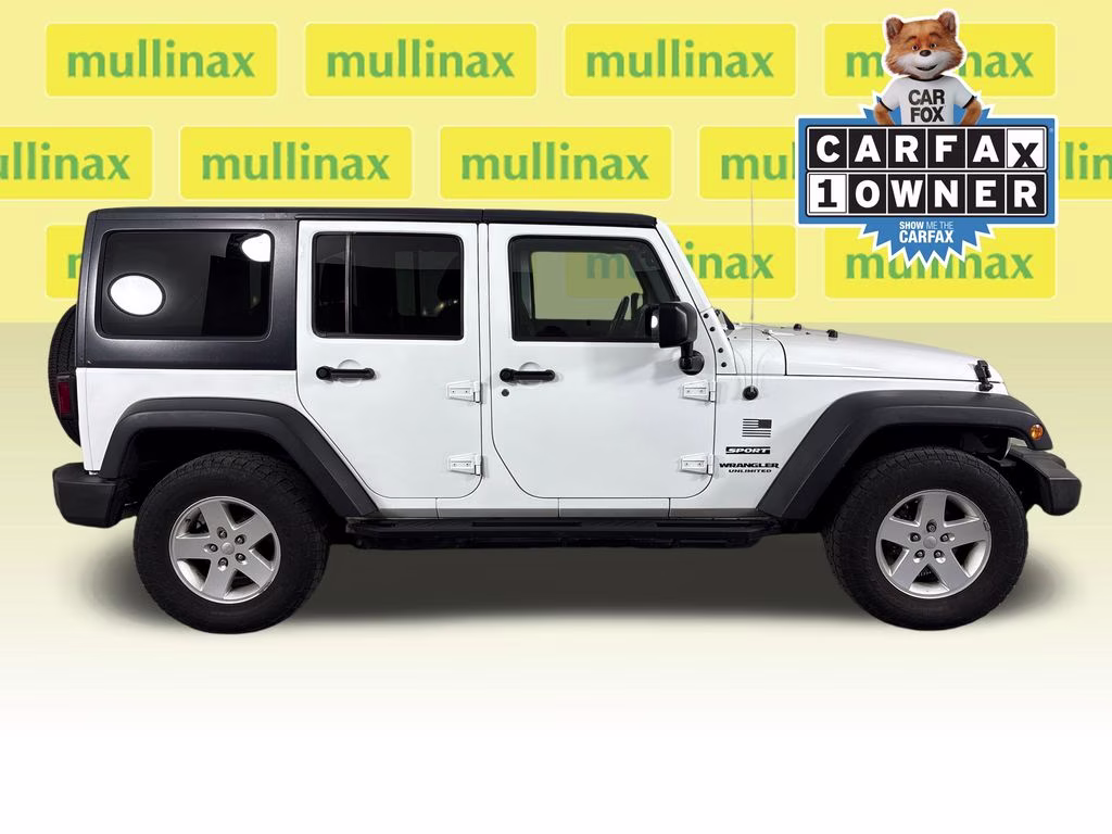 2017 Bright White Clearcoat Jeep Wrangler Unlimited Sport 4X4 SUV