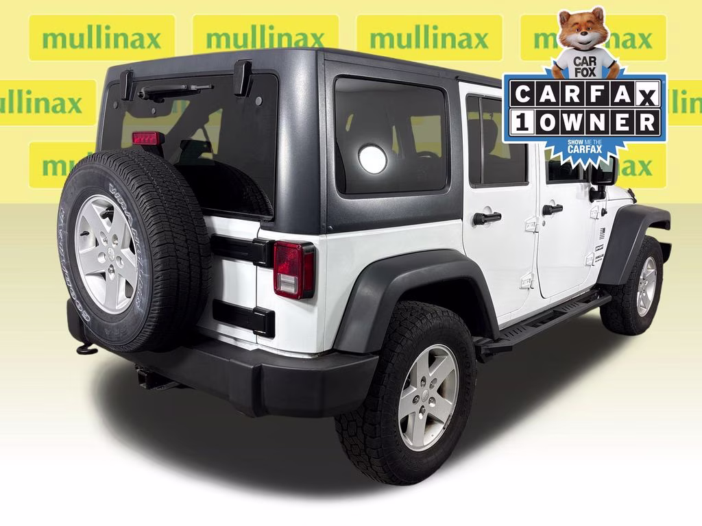 2017 Bright White Clearcoat Jeep Wrangler Unlimited Sport 4X4 SUV