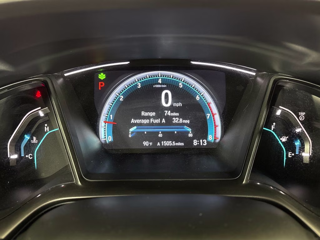 2020 Polished Metal Metallic Honda Civic EX-L FWD Hatchback