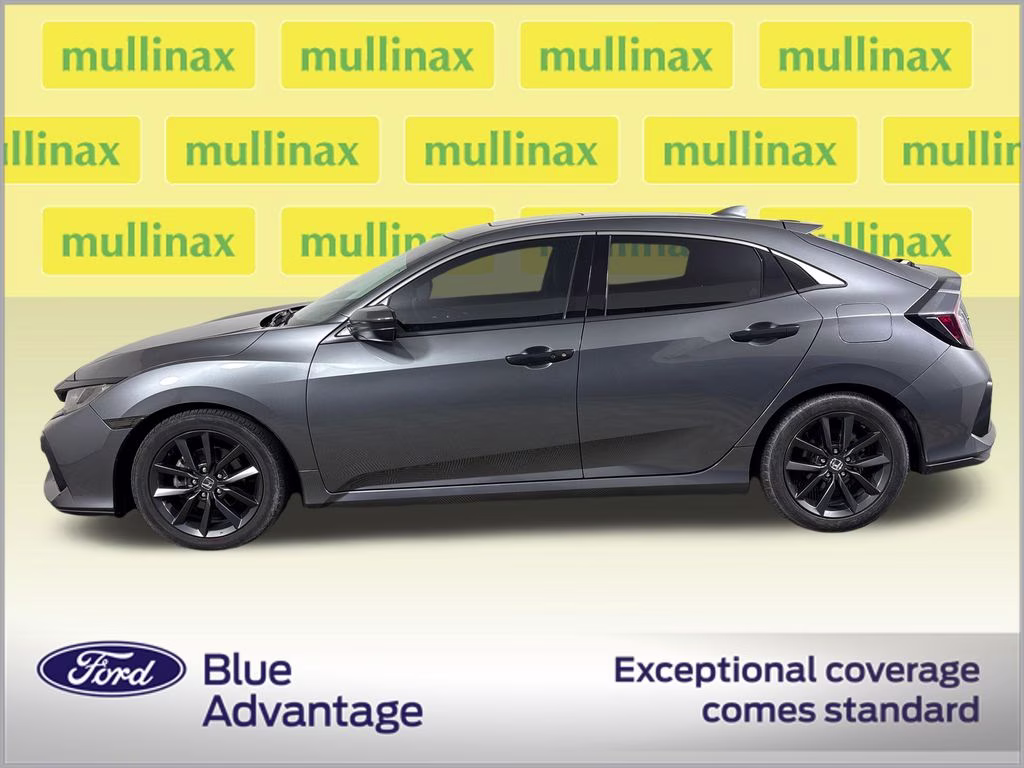 2020 Polished Metal Metallic Honda Civic EX-L FWD Hatchback