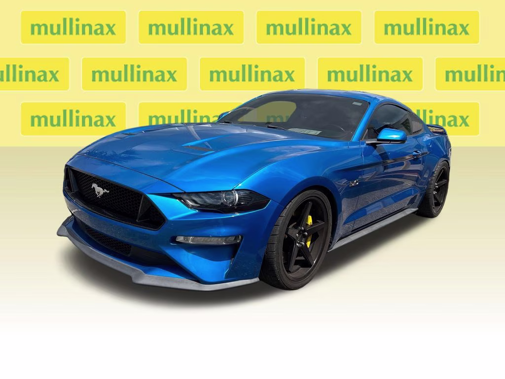 2019 Velocity Blue Metallic Ford Mustang GT Premium RWD Coupe
