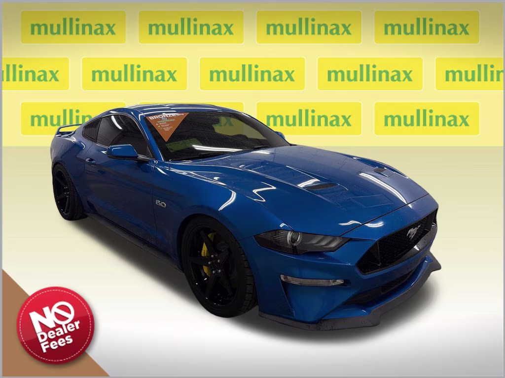 2019 Velocity Blue Metallic Ford Mustang GT Premium RWD Coupe