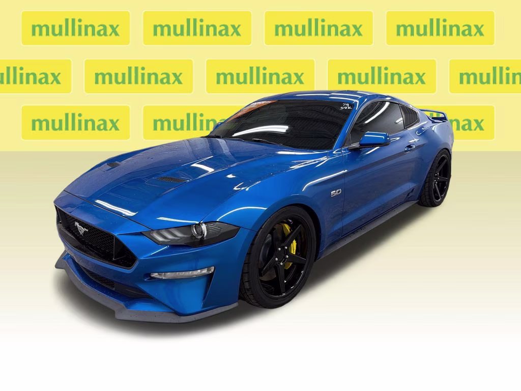2019 Velocity Blue Metallic Ford Mustang GT Premium RWD Coupe