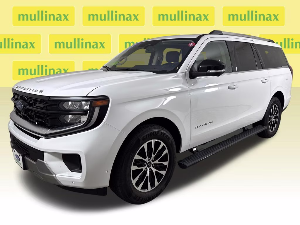 2025 Oxford White Ford Expedition Max Platinum 4X4 SUV