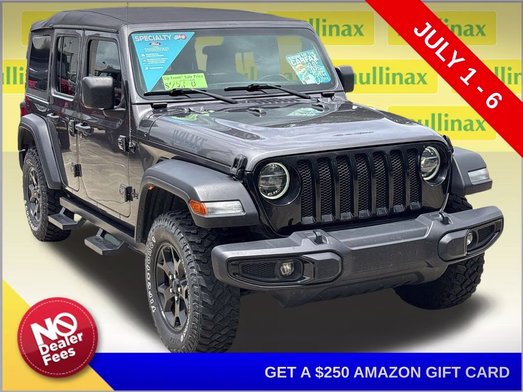 2020 Granite Crystal Metallic Clearcoat Jeep Wrangler Unlimited Sport 4X4 SUV