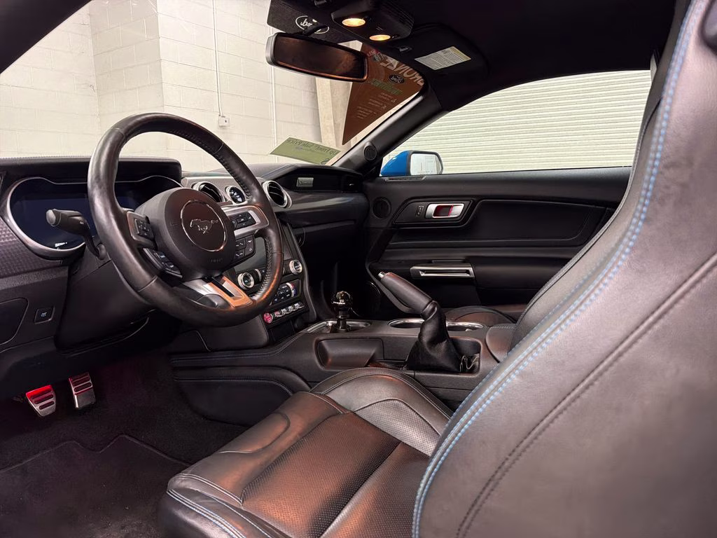 2019 Velocity Blue Metallic Ford Mustang GT Premium RWD Coupe