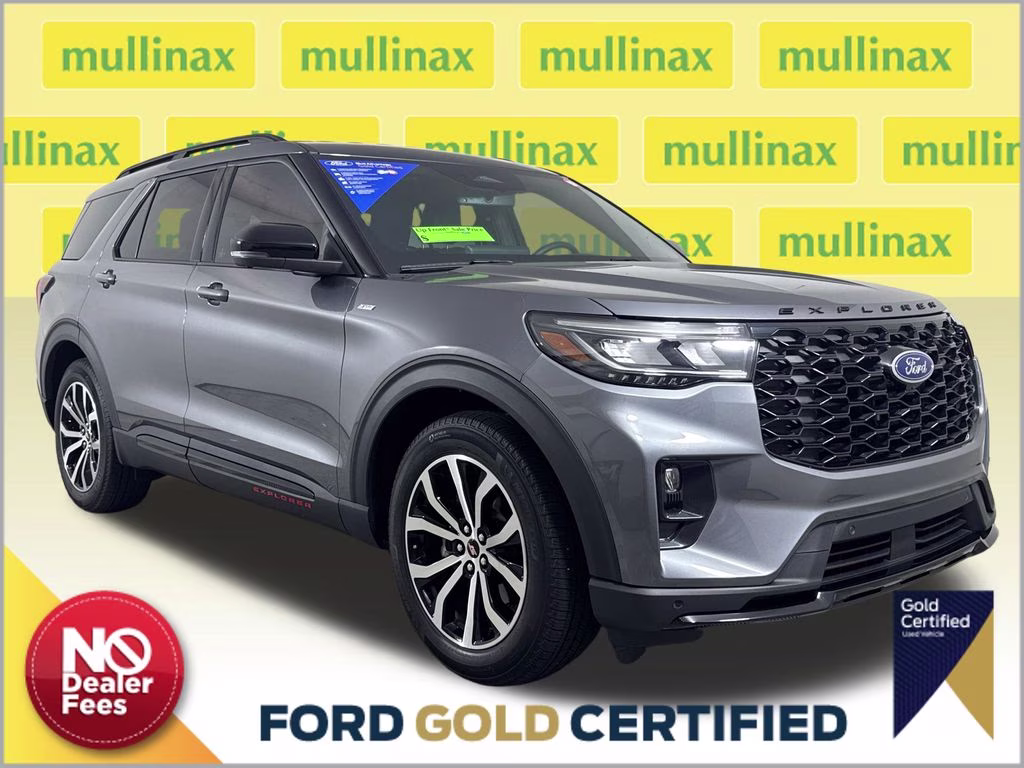 2025 Carbonized Gray Metallic Ford Explorer ST-Line RWD SUV