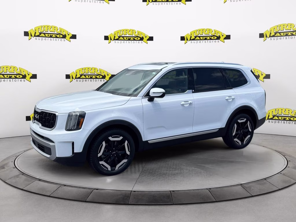 2023 Glacial White Pearl Kia Telluride EX FWD SUV