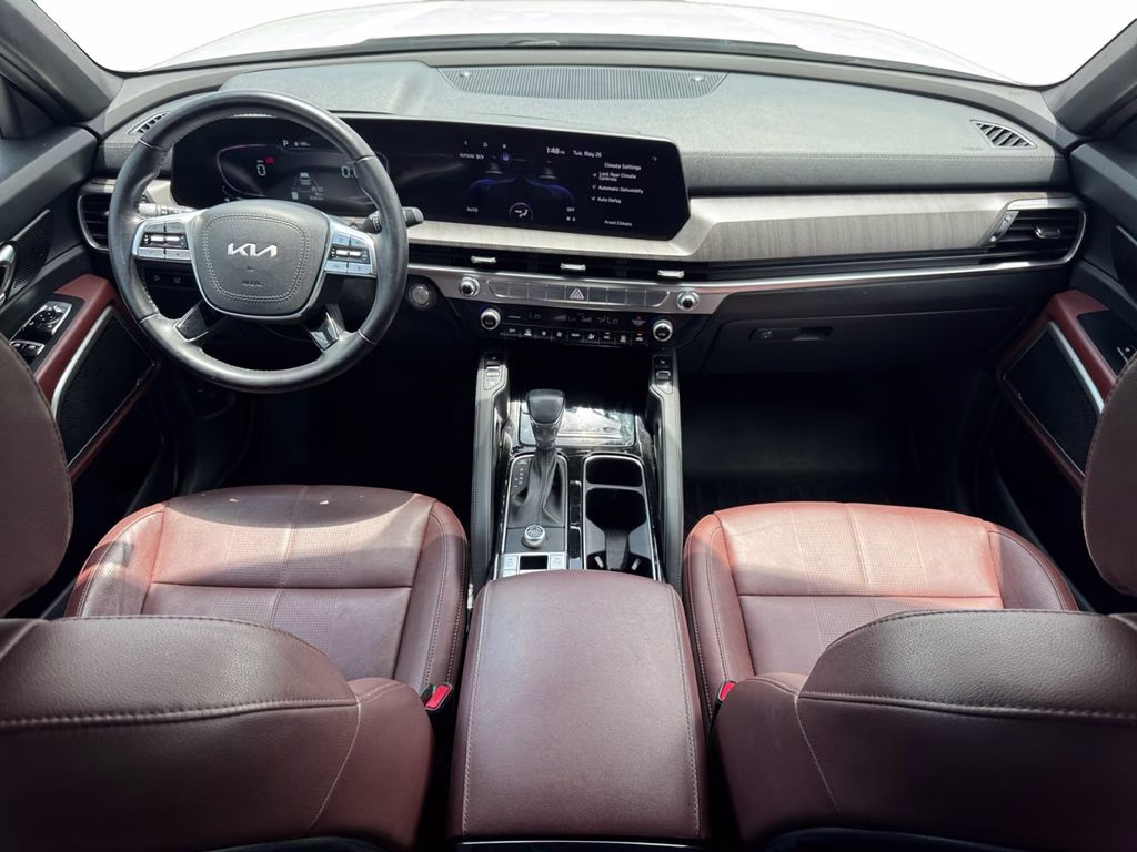 2023 Glacial White Pearl Kia Telluride EX FWD SUV