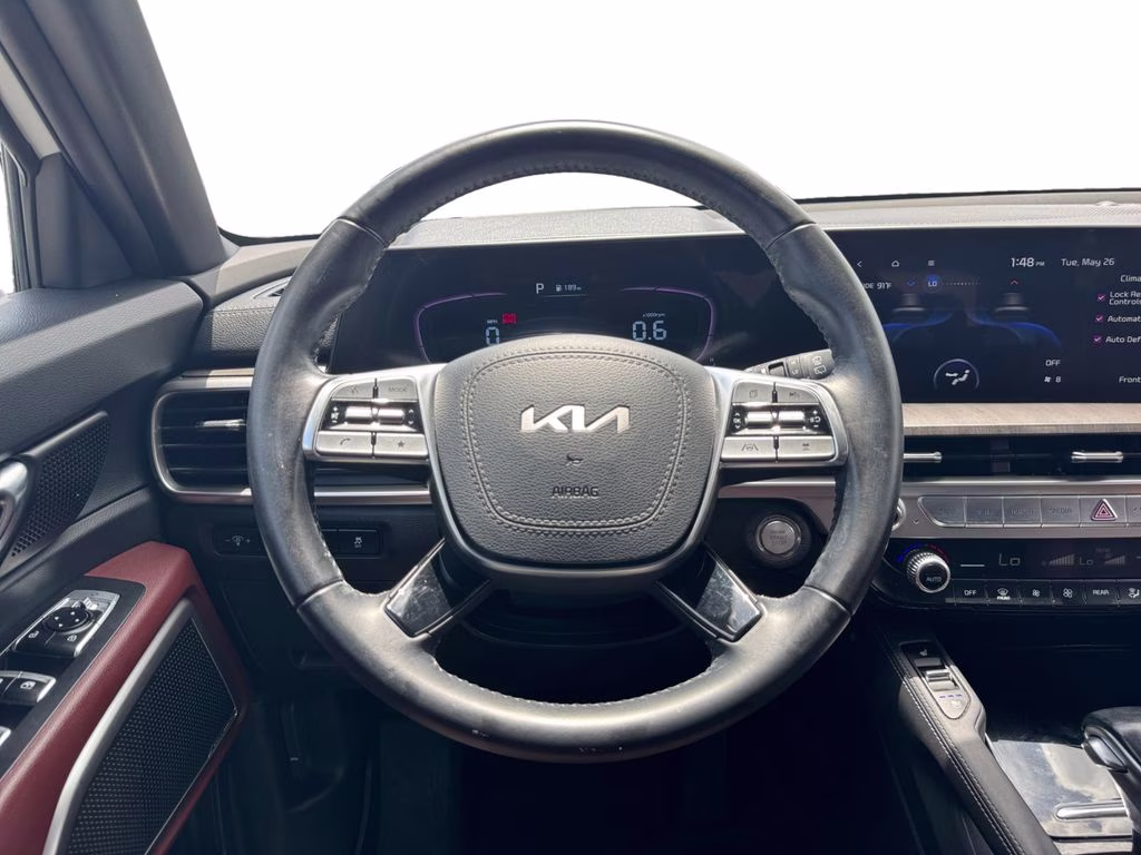 2023 Glacial White Pearl Kia Telluride EX FWD SUV
