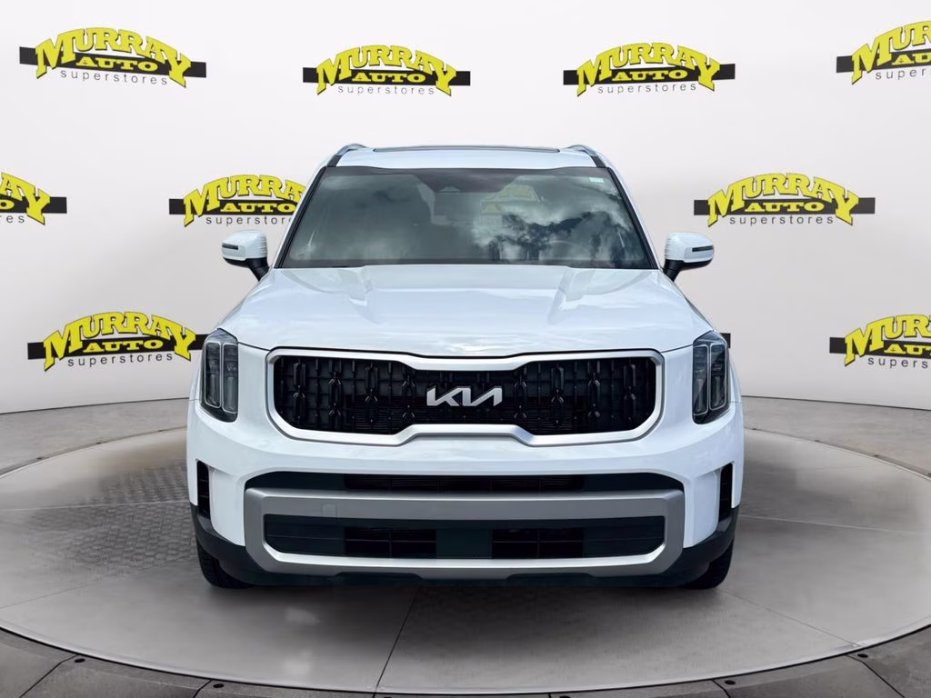 2023 Glacial White Pearl Kia Telluride EX FWD SUV