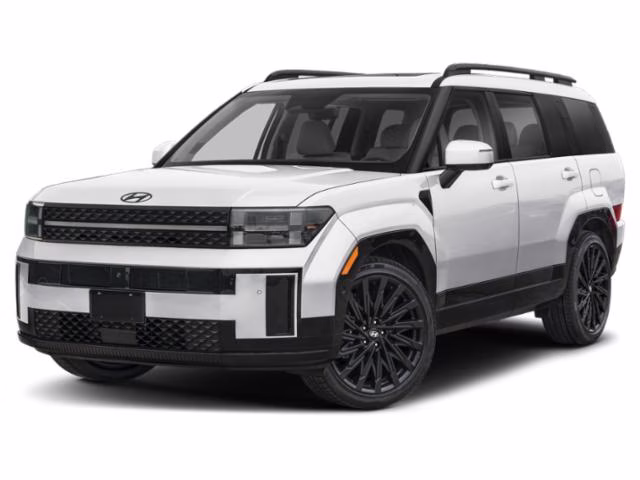 2025 White Hyundai Santa Fe Calligraphy AWD SUV