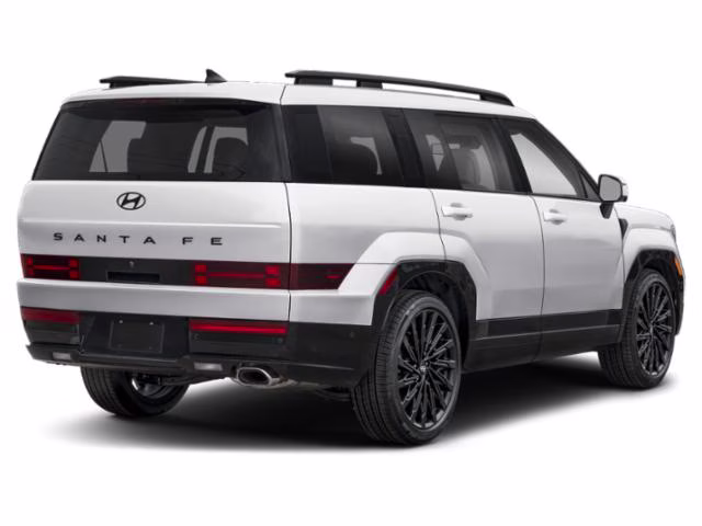 2025 White Hyundai Santa Fe Calligraphy AWD SUV