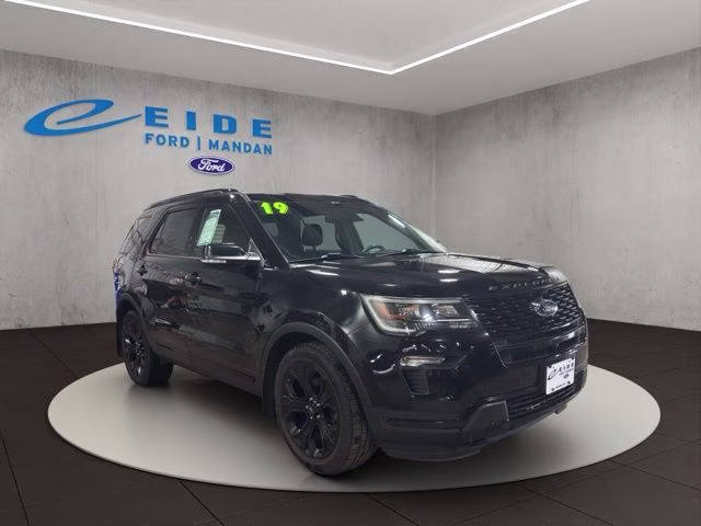 2019 Agate Black Metallic Ford Explorer Sport 4X4 SUV