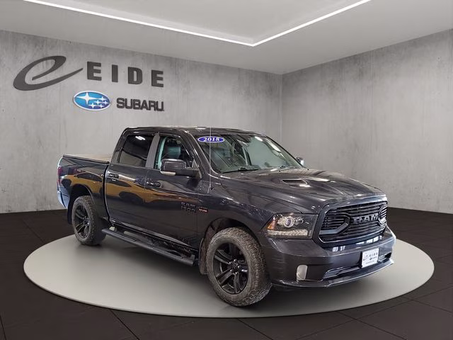 2018 Maximum Steel Metallic Clearcoat Ram 1500 Sport 4X4 Truck