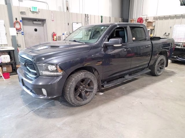 2018 Maximum Steel Metallic Clearcoat Ram 1500 Sport 4X4 Truck