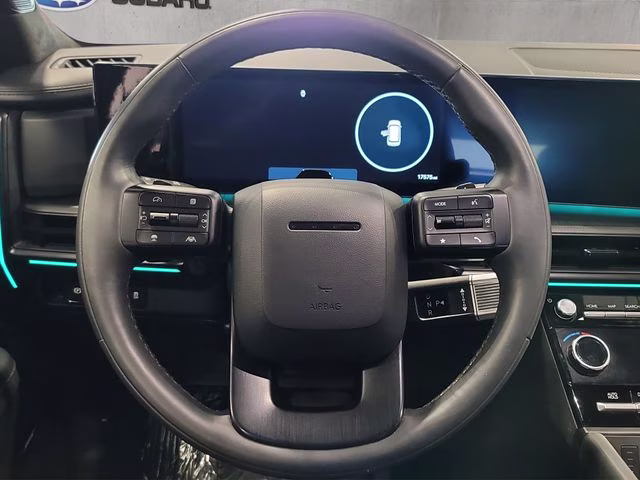 2025 Serenity White Hyundai Santa Fe Calligraphy AWD SUV