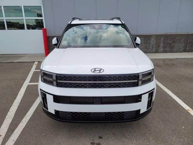 2025 Serenity White Hyundai Santa Fe Calligraphy AWD SUV
