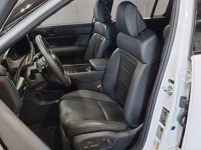 2025 Serenity White Hyundai Santa Fe Calligraphy AWD SUV
