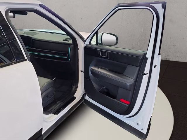 2025 Serenity White Hyundai Santa Fe Calligraphy AWD SUV