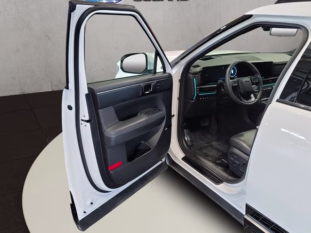 2025 Serenity White Hyundai Santa Fe Calligraphy AWD SUV