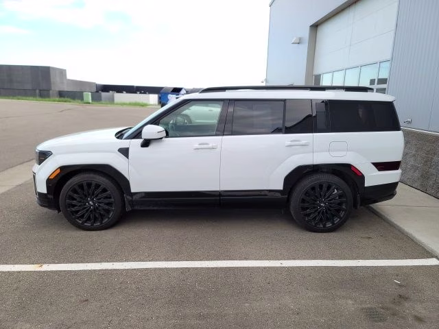 2025 Serenity White Hyundai Santa Fe Calligraphy AWD SUV