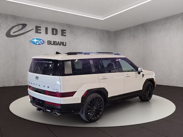 2025 Serenity White Hyundai Santa Fe Calligraphy AWD SUV