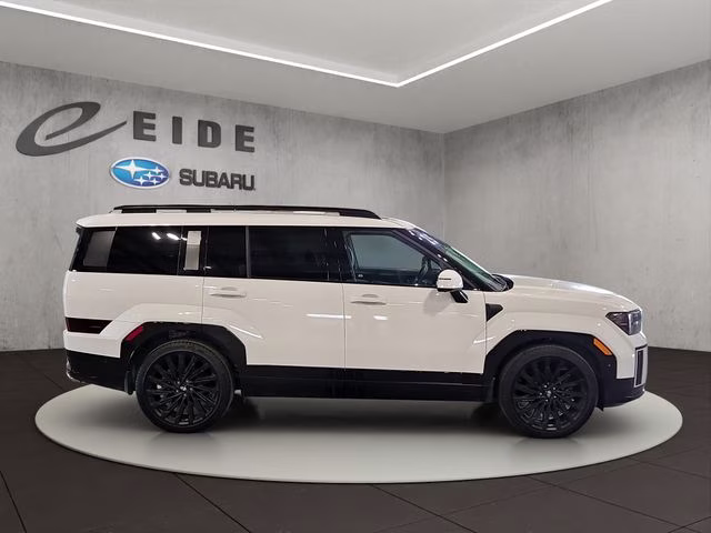 2025 Serenity White Hyundai Santa Fe Calligraphy AWD SUV