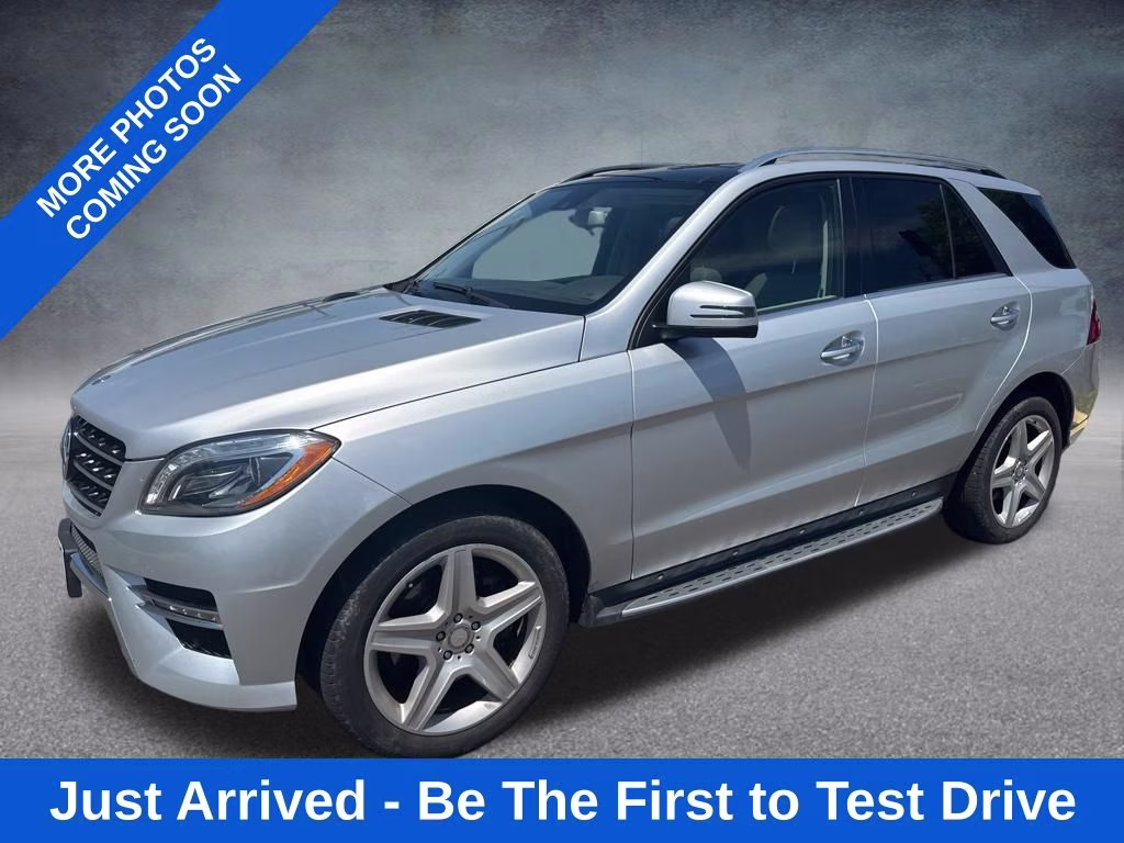 2015 Silver Mercedes-Benz M-Class ML 350 AWD SUV