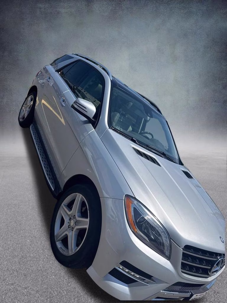 2015 Silver Mercedes-Benz M-Class ML 350 AWD SUV
