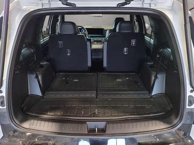 2025 Serenity White Hyundai Santa Fe Calligraphy AWD SUV