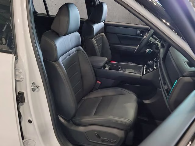 2025 Serenity White Hyundai Santa Fe Calligraphy AWD SUV