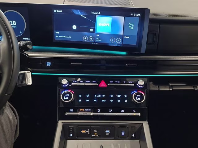 2025 Serenity White Hyundai Santa Fe Calligraphy AWD SUV