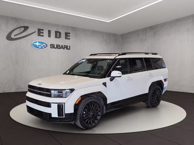 2025 Serenity White Hyundai Santa Fe Calligraphy AWD SUV