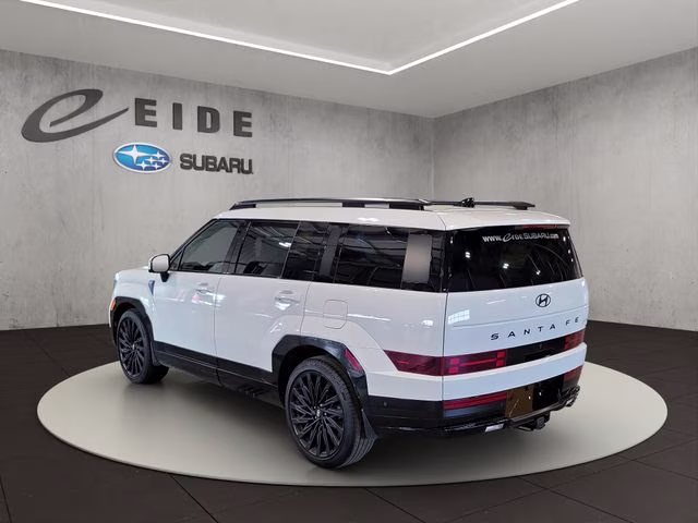 2025 Serenity White Hyundai Santa Fe Calligraphy AWD SUV