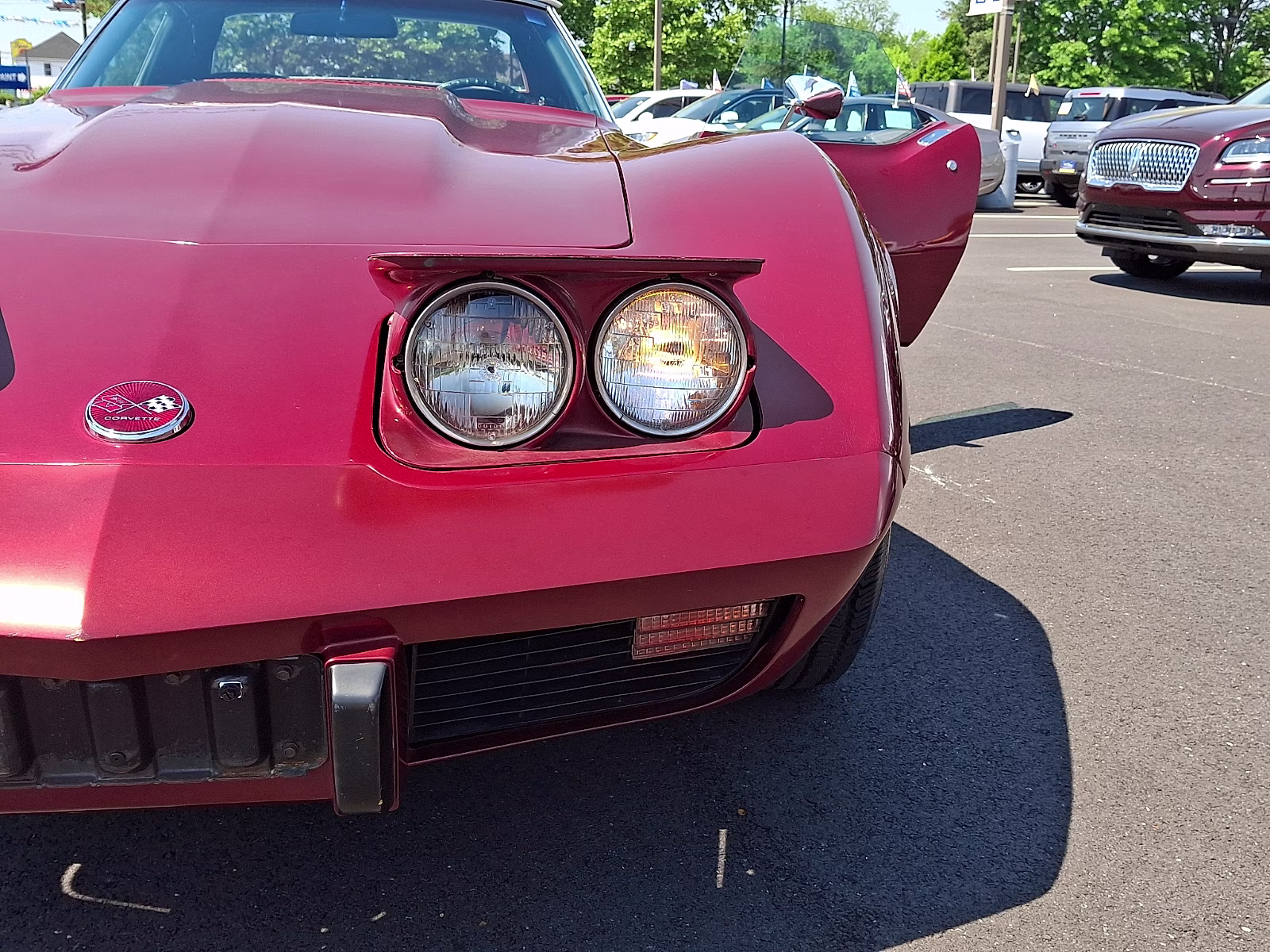 1975 Dk. Red Chevrolet Corvette
