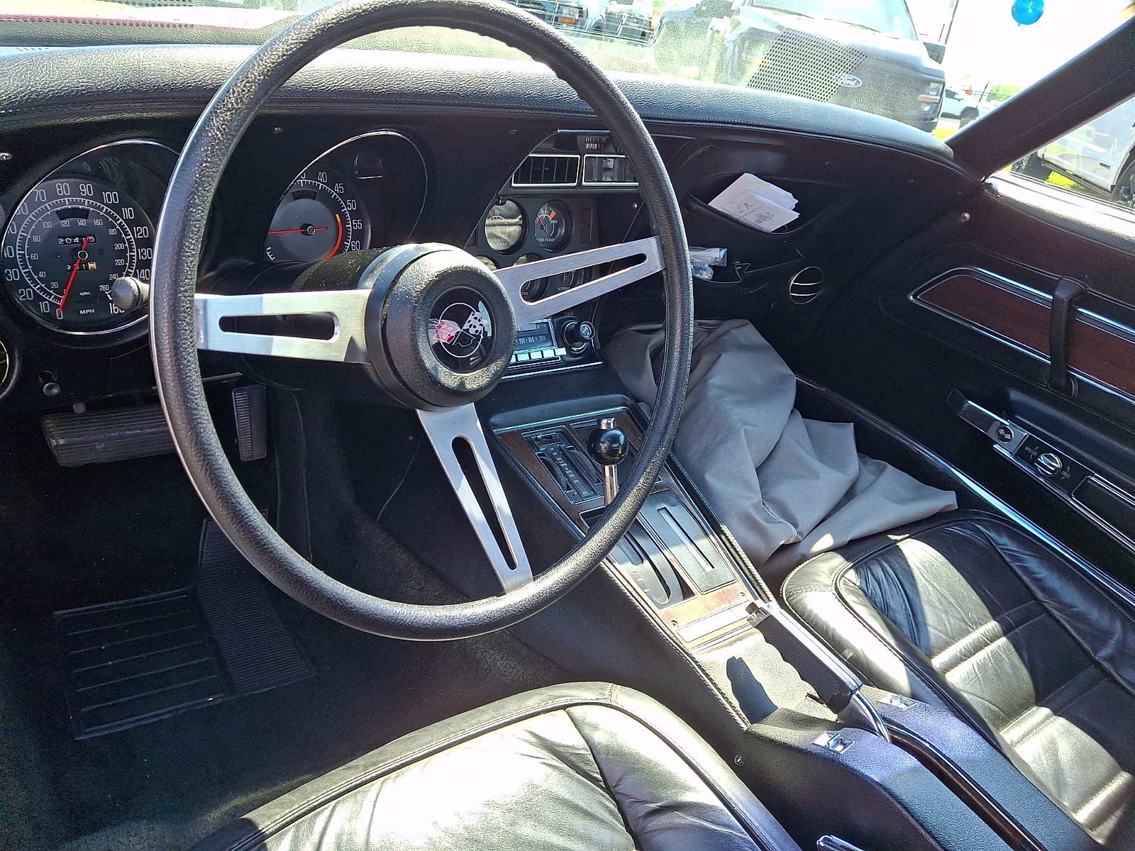1975 Dk. Red Chevrolet Corvette