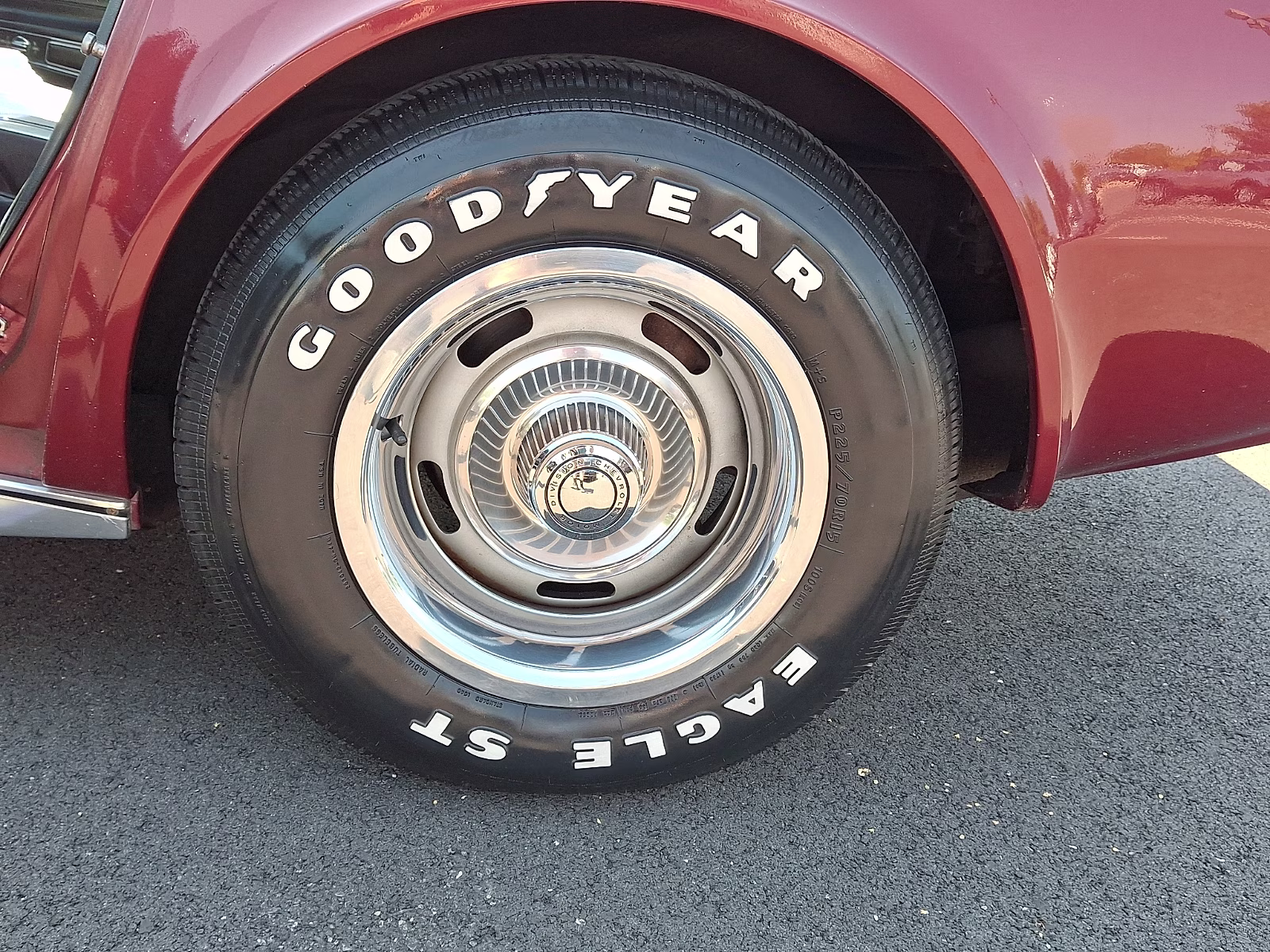 1975 Dk. Red Chevrolet Corvette