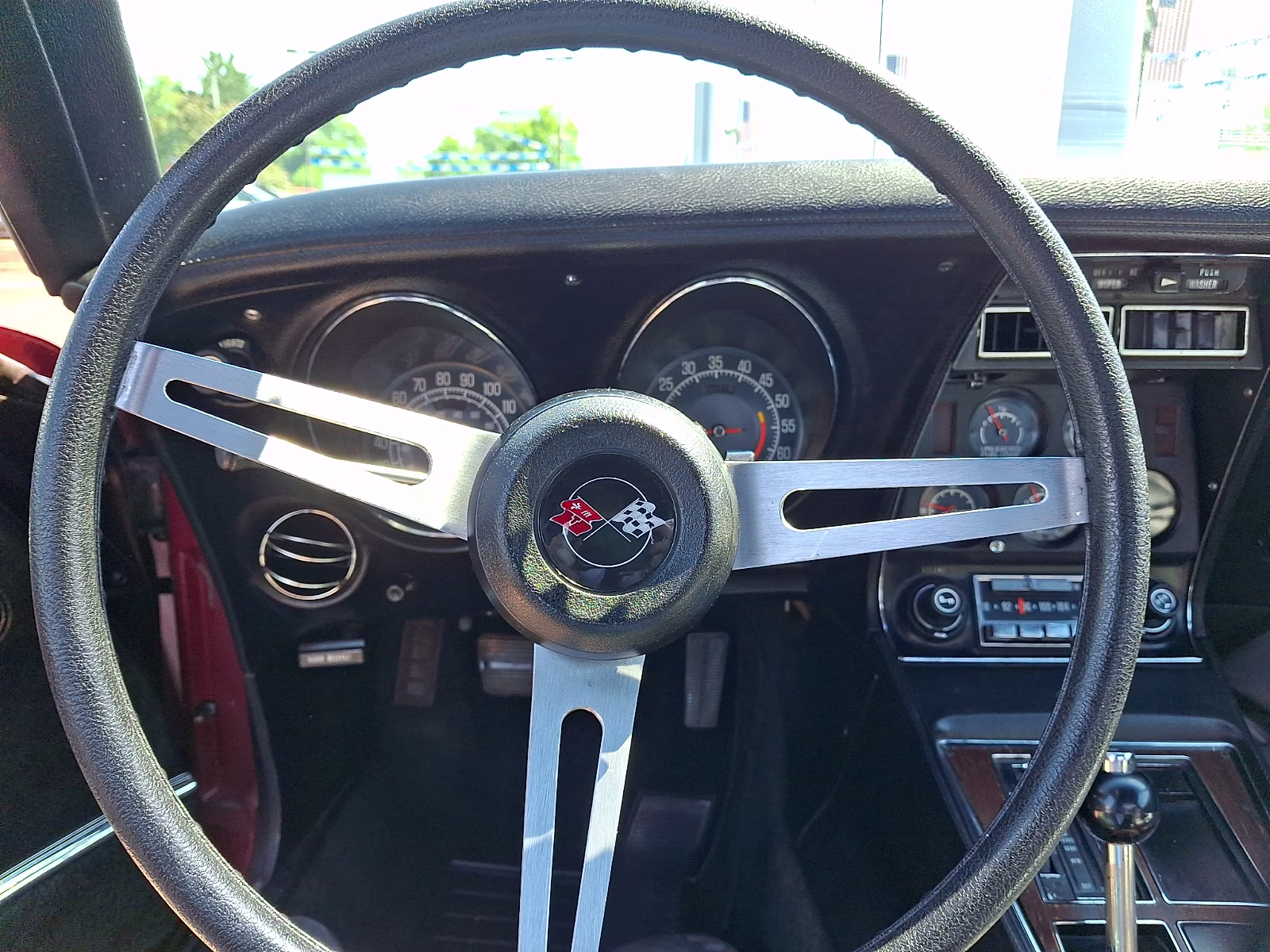 1975 Dk. Red Chevrolet Corvette