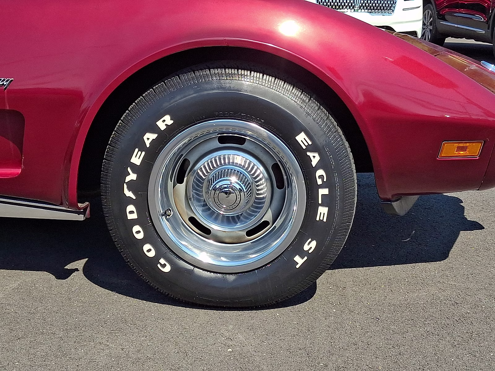1975 Dk. Red Chevrolet Corvette