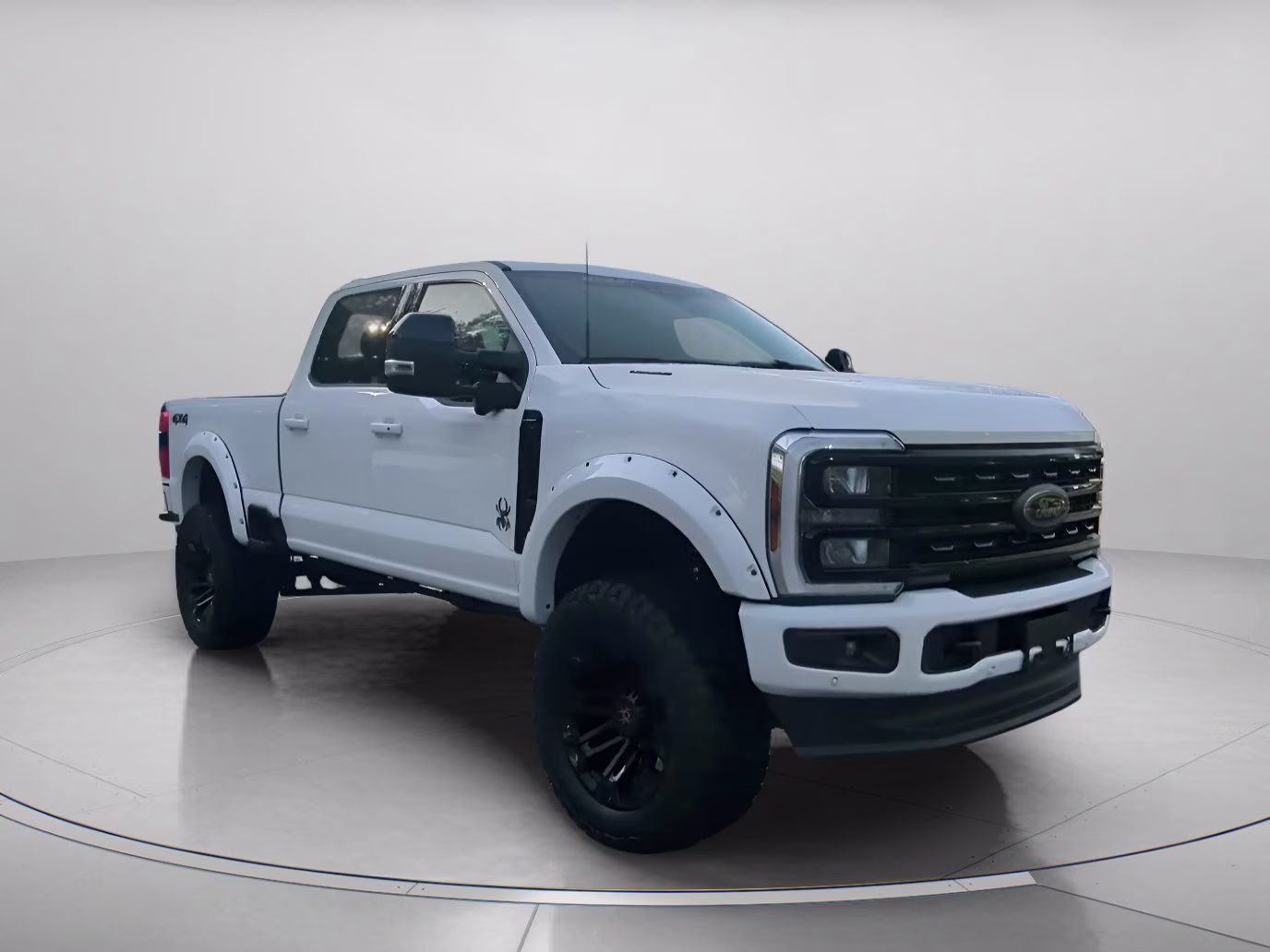 2024 Star White Metallic Tri-Coat Ford Super Duty F-250 SRW LARIAT Crew Cab Pickup 4X4 Truck