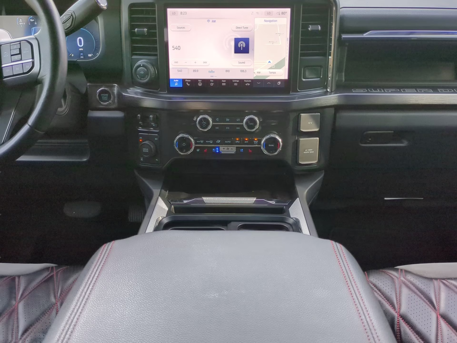 2024 Star White Metallic Tri-Coat Ford Super Duty F-250 SRW LARIAT Crew Cab Pickup 4X4 Truck