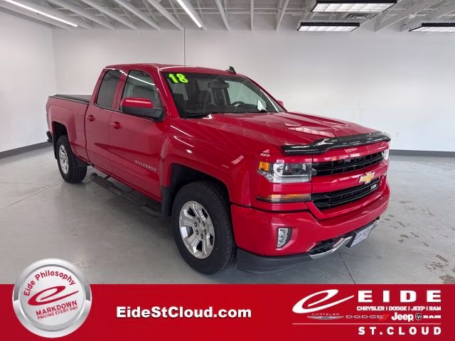 2018 Red Hot Chevrolet Silverado 1500 LT 4X4 Truck