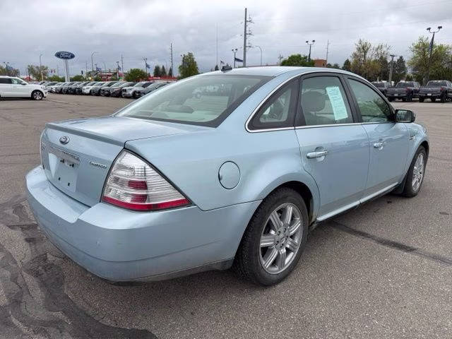 2008 Light Ice Blue Clearcoat Metallic Ford Taurus Limited FWD Sedan