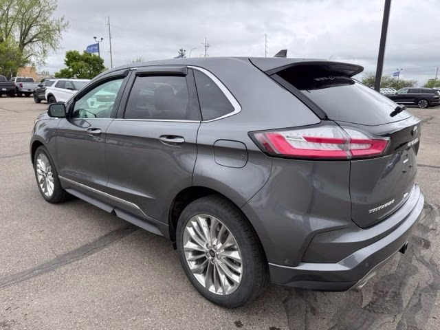 2024 Carbonized Gray Metallic Ford Edge Titanium AWD SUV