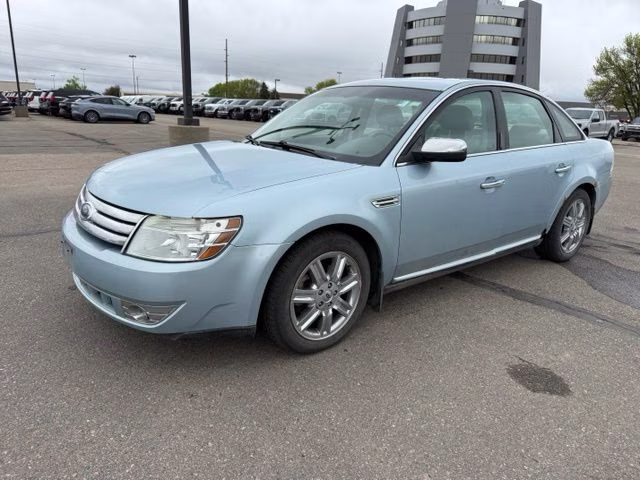 2008 Light Ice Blue Clearcoat Metallic Ford Taurus Limited FWD Sedan